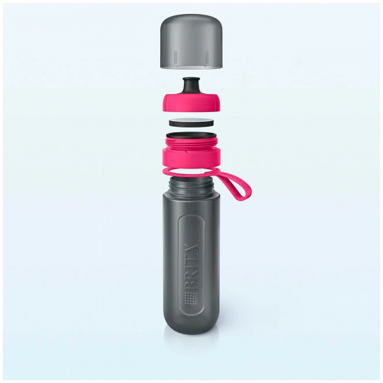 Большое фото товара - Фильтр-бутылка Brita Fill&Go Active розовый, 000002187. Вариант №2